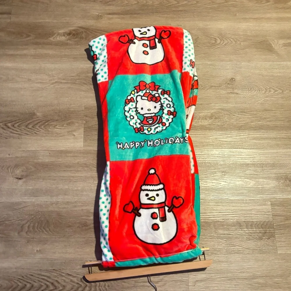 Christmas Hello Kitty Blanket
